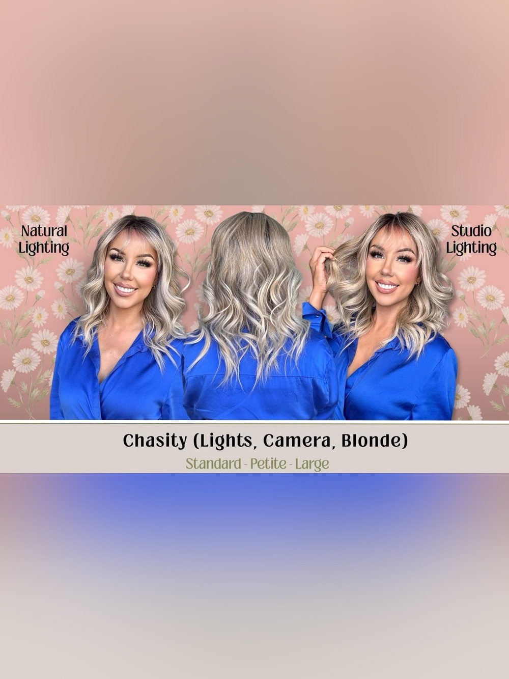 Chasity (Lights, Camera, Blonde) Wavy Women's Wig - Blonde